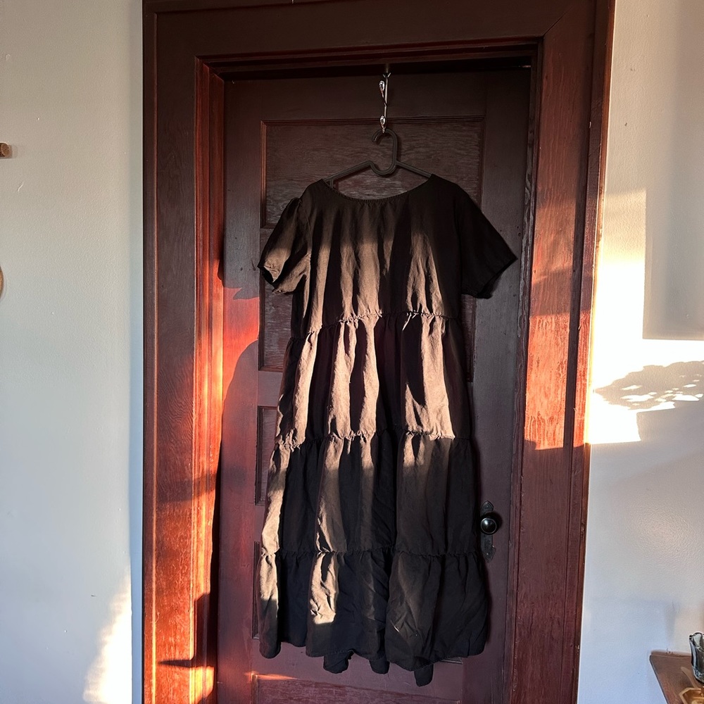 Tradlands Black Chalet Dress